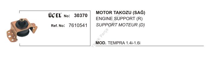 MOTOR TAKOZU 30370 TEMPRA TIPO 1.4 1.6 7610541