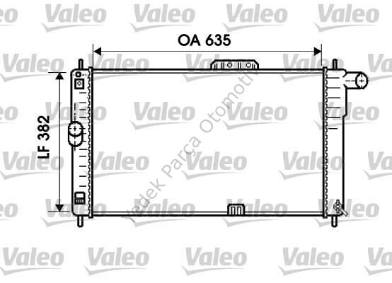 RADYATÖR 345905 ESPERO 1.5 1.8 2.0 (95 99) (BRAZING)