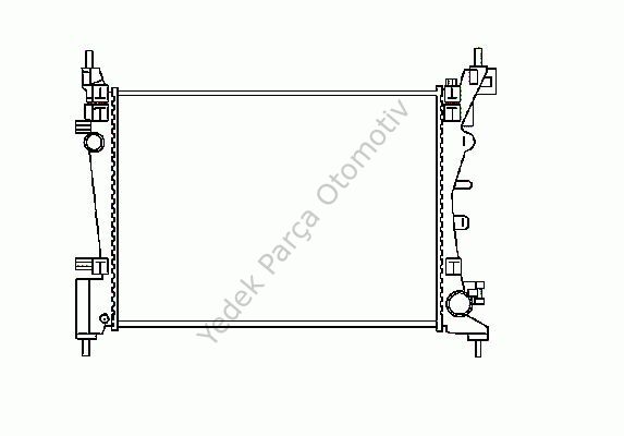RADYATÖR 345915 GRANDE PUNTO PUNTO EVO 1.2 1.4 (05-) (BRAZING)