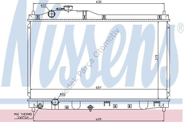 RADYATÖR 345925 S2000 2.0 99-> (BRAZING)