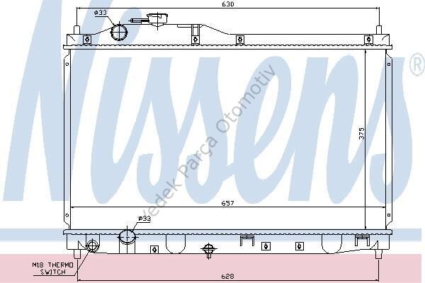 RADYATÖR 345925 S2000 2.0 99-> (BRAZING)