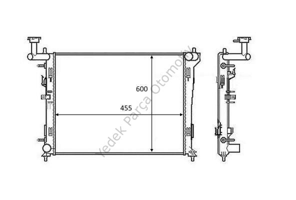 RADYATÖR 345930 CEED SW PRO 1.4 1.6 2.0 (07 12) (BRAZING)