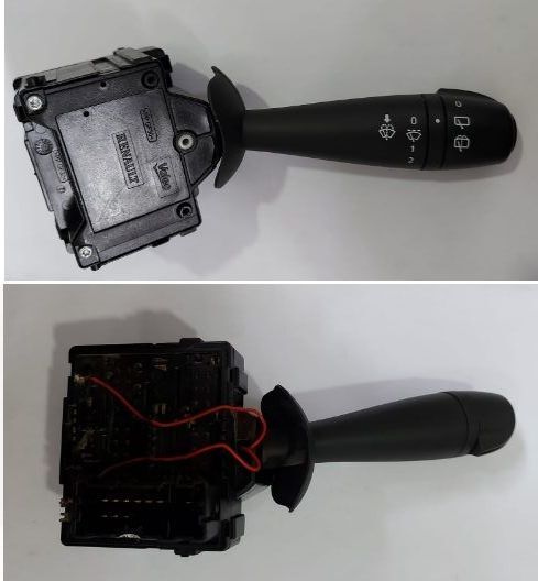 Clio 4 Cam Silgi Silecek Kumanda Kolu 2013 2020 8201196345 Renault Orijinal