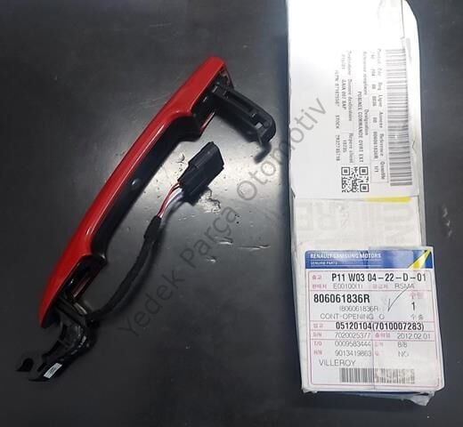 Megane 3 Fluence Ön Sağ Kapı Dış Kolu 806065934R Renault Mais