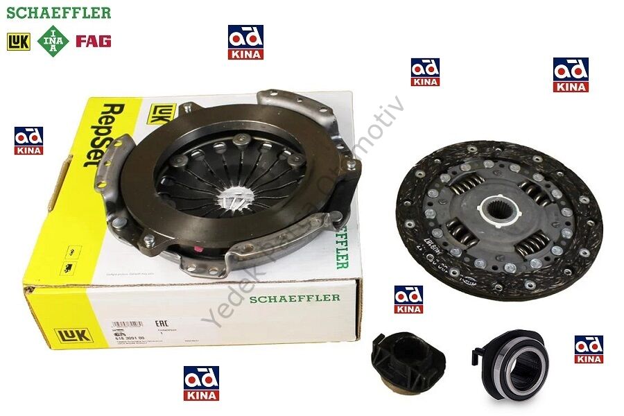 DEBRİYAJ SETİ 618302600 61830910 CLIO SYMBOL 1.4 KANGO 1.4 MEGANE 1.4