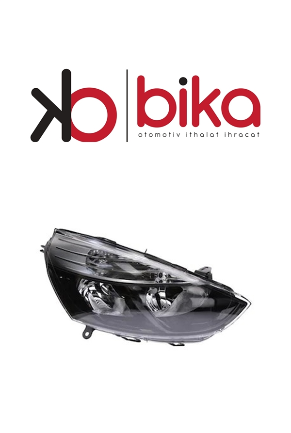 Clio 4 Sağ Far Lambası Alt Siyah Nikelajsız 2013 2017 260103127R Renault Mais