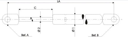 Renault Safrane Bagaj Amortisörü 1992 1996 7700829825 Ekim
