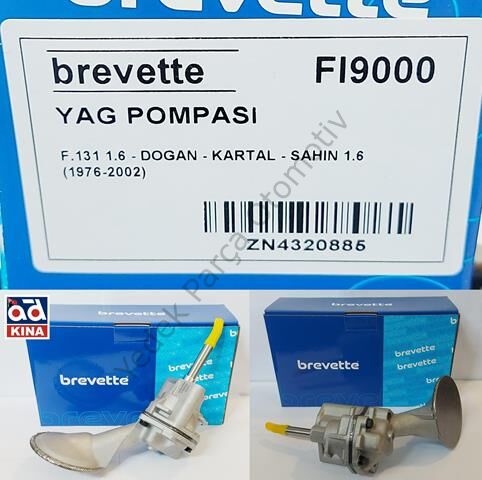 YAĞ POMPASI FI9000 131 1.6 DOGAN KARTAL SAHIN 1.6