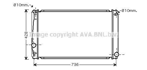 RADYATÖR 346220 RAV4-III RAV4 IV 2.0 06-> (BRAZING)