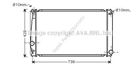 RADYATÖR 346220 RAV4-III RAV4 IV 2.0 06-> (BRAZING)