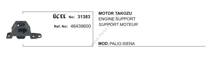 MOTOR TAKOZU 31383 PALIO SIENA 1.6 46439600