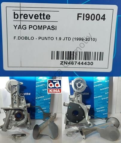 YAĞ POMPASI FI9004 DOBLO PUNTO 1.9 JTD