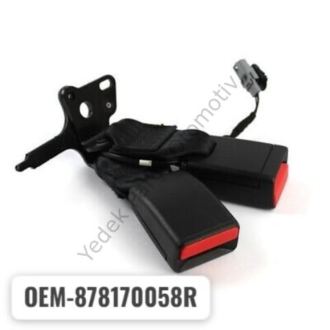 EMNİYET KEMERİ ÇİFTLİ SOL ARKA 878170058R CLIO IV FAZ2
