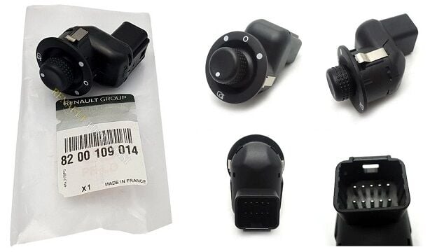 Megane 2 Clio 3 Ayna Ayar Düğmesi Katlanır Tip 8200109014 Renault Mais