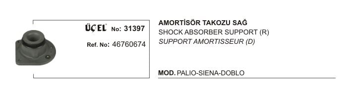 AMORTİSÖR TAKOZU SAĞ 31397 PALIO SIENA DOBLO 46760674