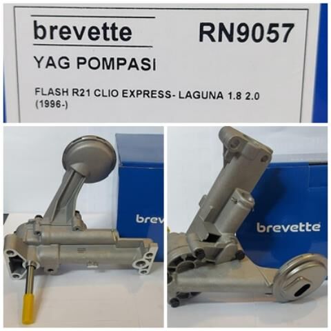 FLASH R21 CLIO EXPRESS LAGUNA 1.8 2.0 1996 Yağ Pompası 7700697238 Brevette