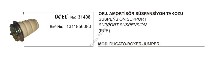 AMORTİSÖR TAKOZU 31408 ORJİNAL DUCATO BOXER JUMPER