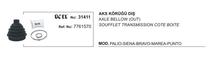 AKS KÖRÜĞÜ DIŞ 31411 PALIO SIENA BRAVO MAREA PUNTO 7761570
