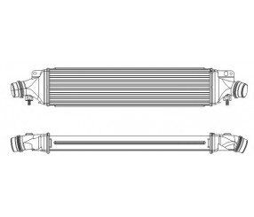 TURBO INTERCOLLER RADYATÖRÜ 346400 DOBLO 1.3 1.9 1.6MJET BRAVO 07-> (572x127x50)